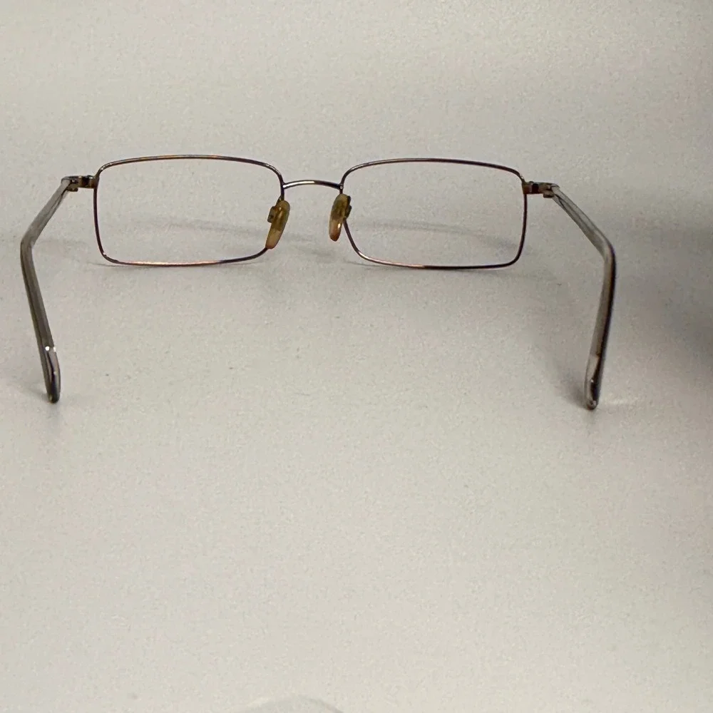 Donna Karan Eyeglasses Frame Brown Rectangle DAP2121AA 135 RC004 Made in Italy‎